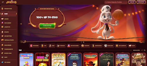 Magius sleek Canada Casinos platform offering a balanced mix of slots, poker, and live dealer games.